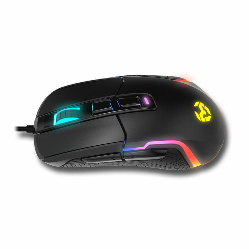 Ratón Gaming Krom Kick Negro 6200 dpi RGB