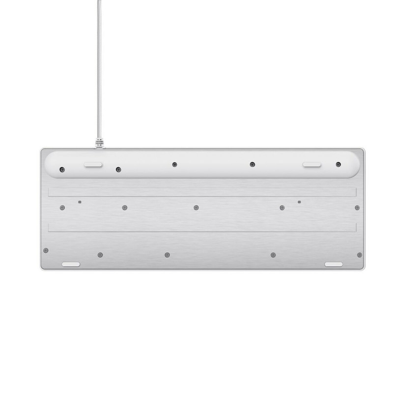 Teclado Gaming Trust GXT 833W THADO Blanco Multicolor QWERTY Qwerty US