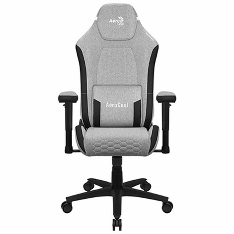 Silla Gaming Aerocool AEROCROWN-ASH-GREY Negro Gris