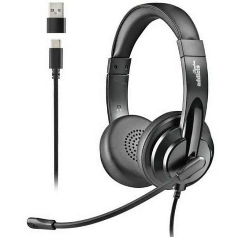 Auriculares NGS VOX605USBC Negro