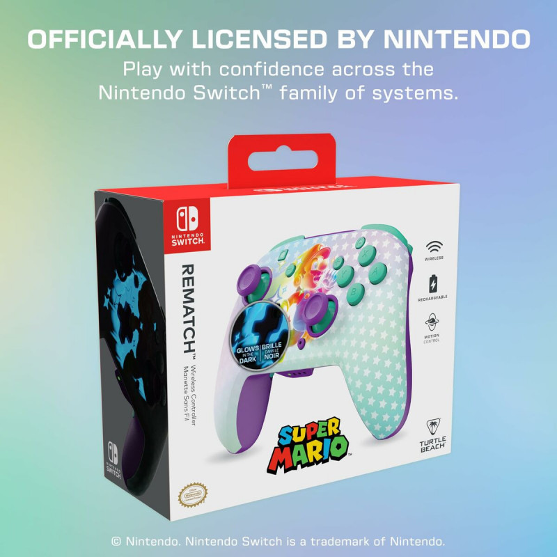 Mando Gaming Turtle Beach Rematch Mario Nintendo Switch