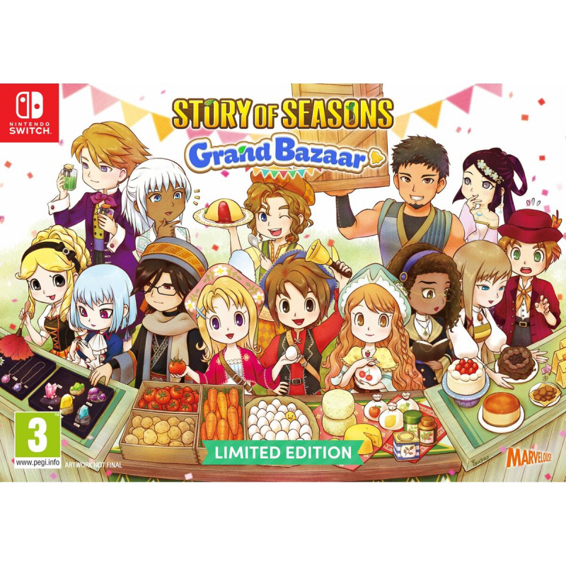 Videojuego para Switch Just For Games Story of Seasons Grand Bazaar : Limited Edition