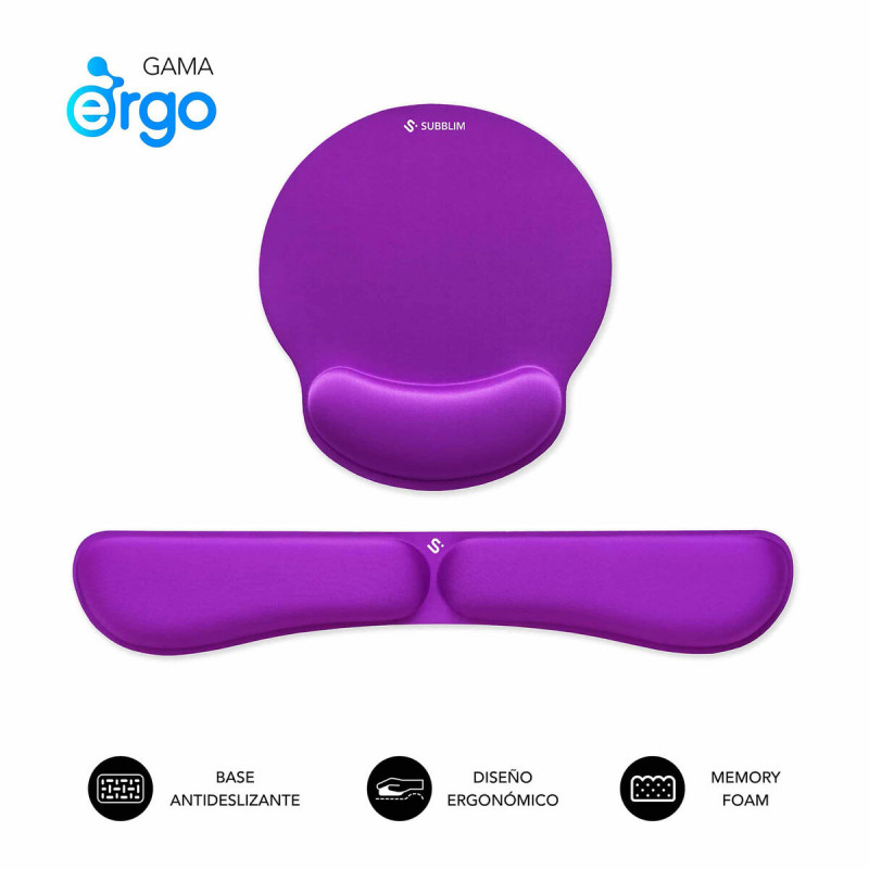 Alfombrilla de Ratón Subblim SUBMP-04E022 Morado