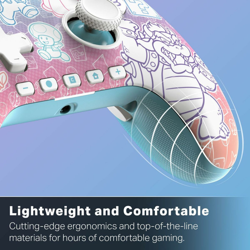 Mando Pro para Nintendo Switch + Cable USB Powera Super Mario