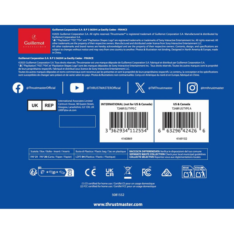 Cable USB Thrustmaster 4160869