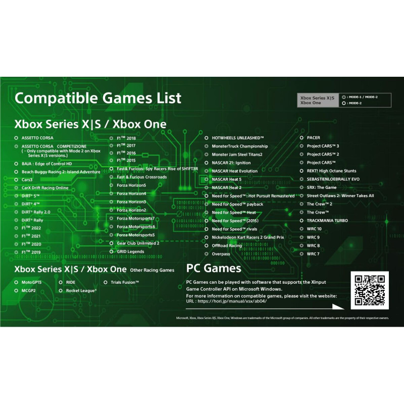 Volante de Carreras HORI