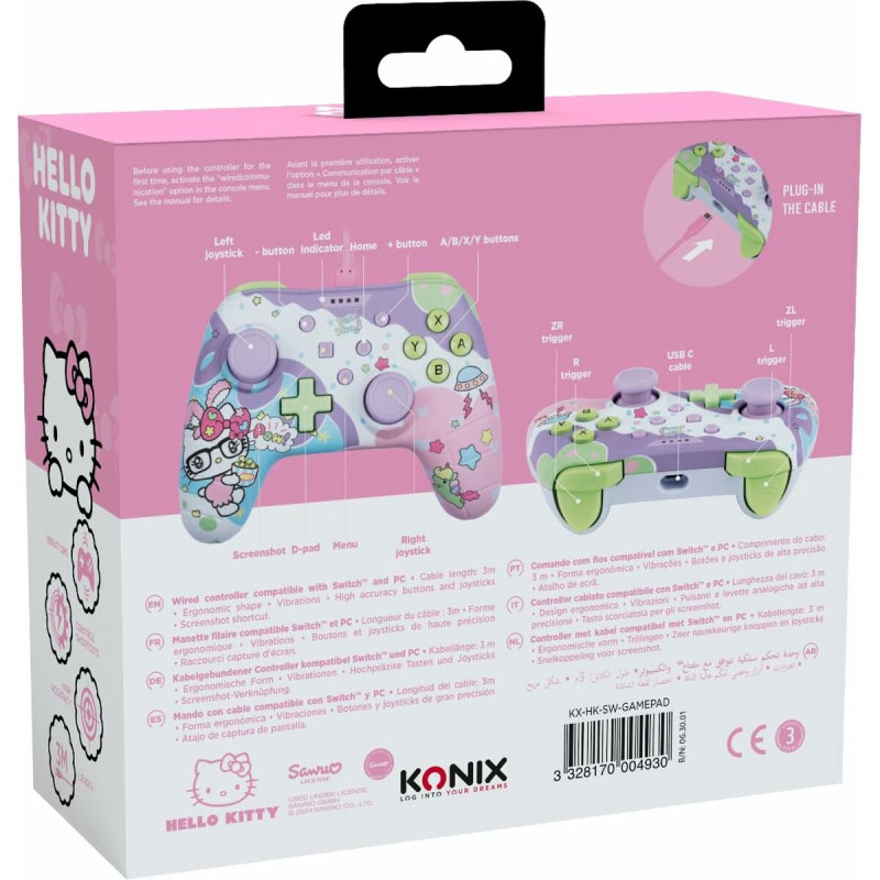 Mando Gaming KONIX Hello Kitty