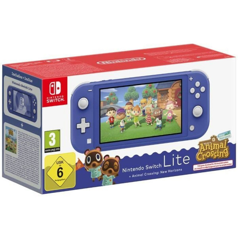 Nintendo Switch Lite + Animal Crossing Nintendo 45496546120 Azul
