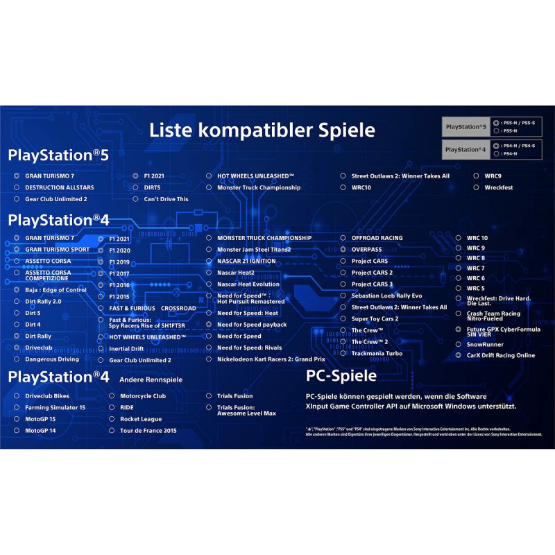 Mando HORI Racing Wheel APEX Negro