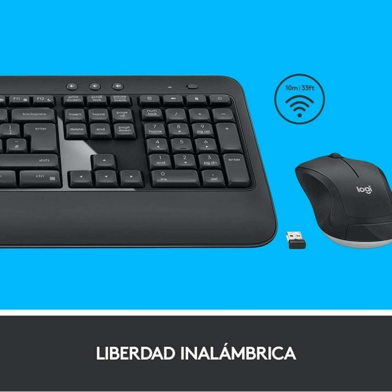 Teclado y Ratón Gaming Logitech MK540 Advanced Negro Español Qwerty Español QWERTY
