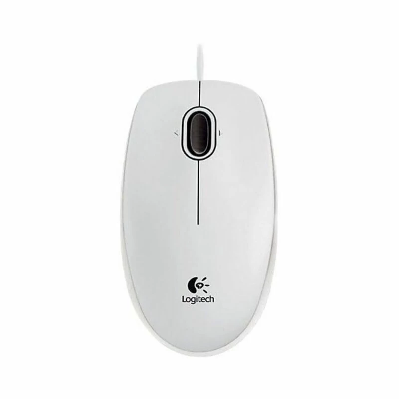 Ratón Óptico Logitech B100 Blanco 800 dpi (1 unidad)