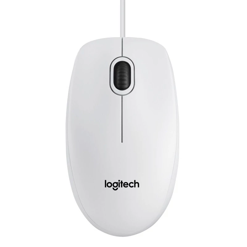 Ratón Óptico Logitech B100 Blanco 800 dpi (1 unidad)