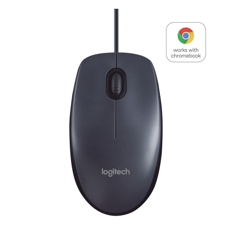 Ratón Logitech B100 Negro 800 dpi