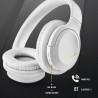 Auriculares Bluetooth con Micrófono NGS Blanco