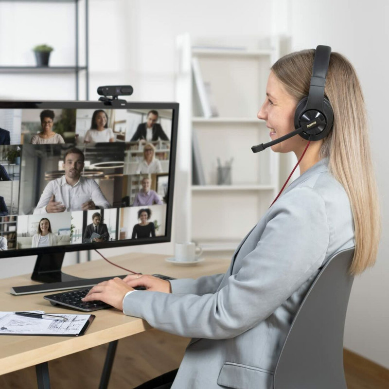 Auriculares con Micrófono Gaming Hama 00139937 Negro