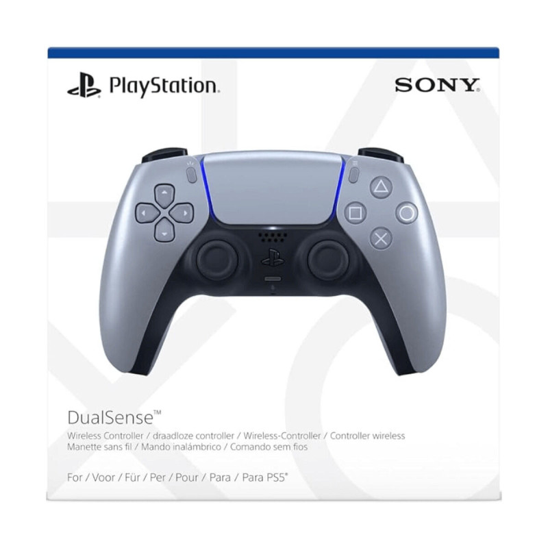 Mando PS5 DualSense Sony gamepad Plateado