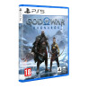 Portada del videojuego God of War Ragnarok para PlayStation 5 con Kratos y Atreus en acción