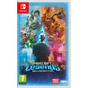 Portada del videojuego Minecraft Legends DLX para Nintendo Switch con gráficos coloridos y personajes icónicos