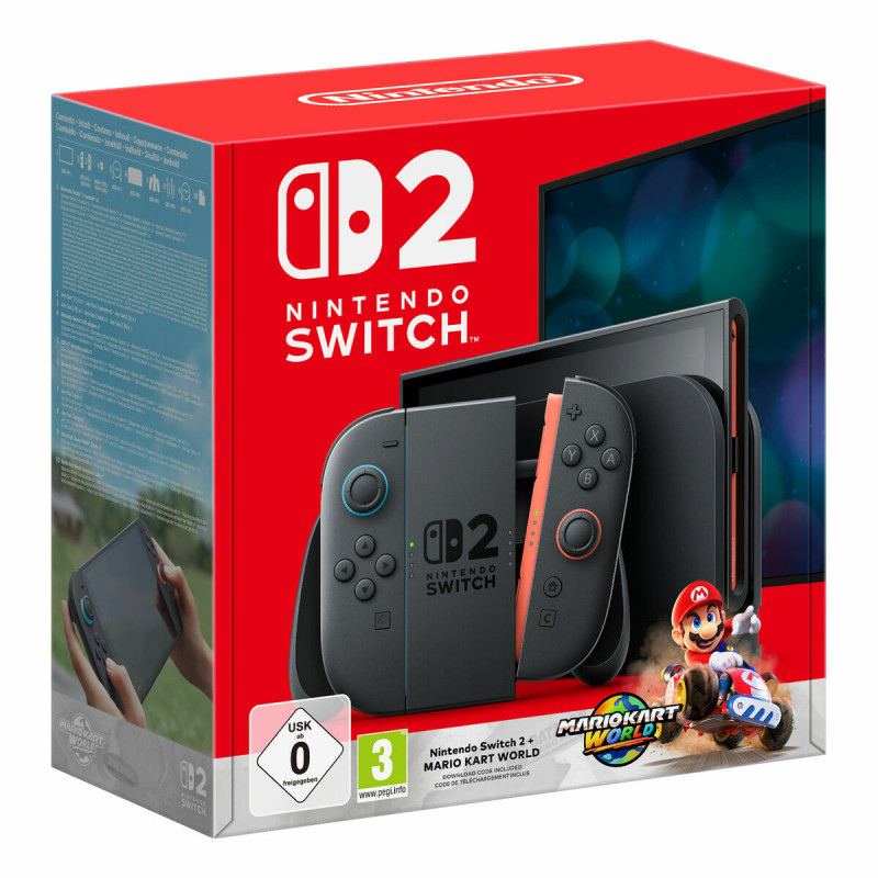 Nintendo Switch 2 Nintendo 10015920 Negro Mario Kart World