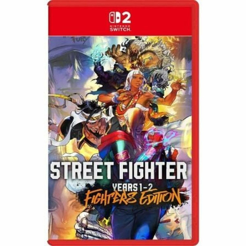 Portada del videojuego Street Fighter 6 para Nintendo Switch con personajes icónicos en acción