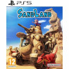 Portada del videojuego Sandland para PlayStation 5 con ilustraciones coloridas y personajes destacados