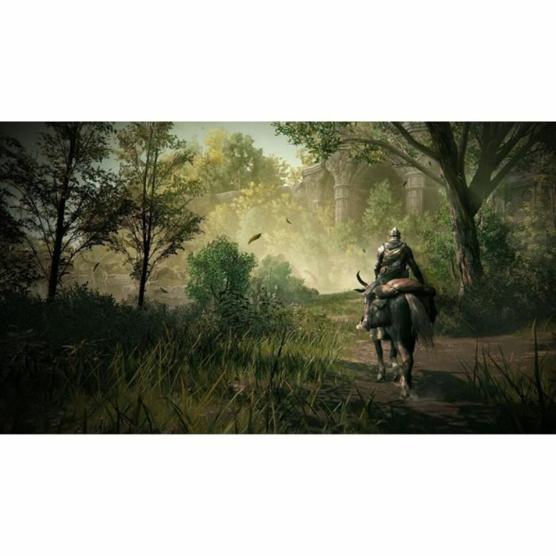 Captura de pantalla de Elden Ring: Shadow of the Erdtree para PlayStation 5 mostrando un paisaje épico del juego