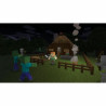 Captura de pantalla de Minecraft para PlayStation 5 mostrando un paisaje de construcción creativo