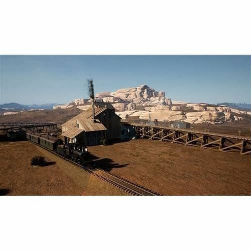 Portada del videojuego Railroads Online! para PlayStation 5 con gráficos vibrantes y trenes en acción.