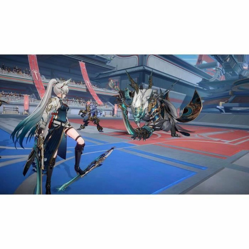 Captura de pantalla de Honkai: Star Rail para PlayStation 5 mostrando personajes en acción