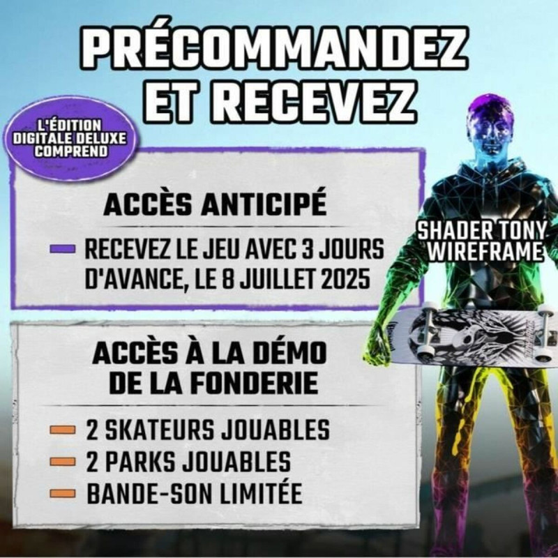 Portada del videojuego Tony Hawks Pro Skater 3+4 para Nintendo Switch