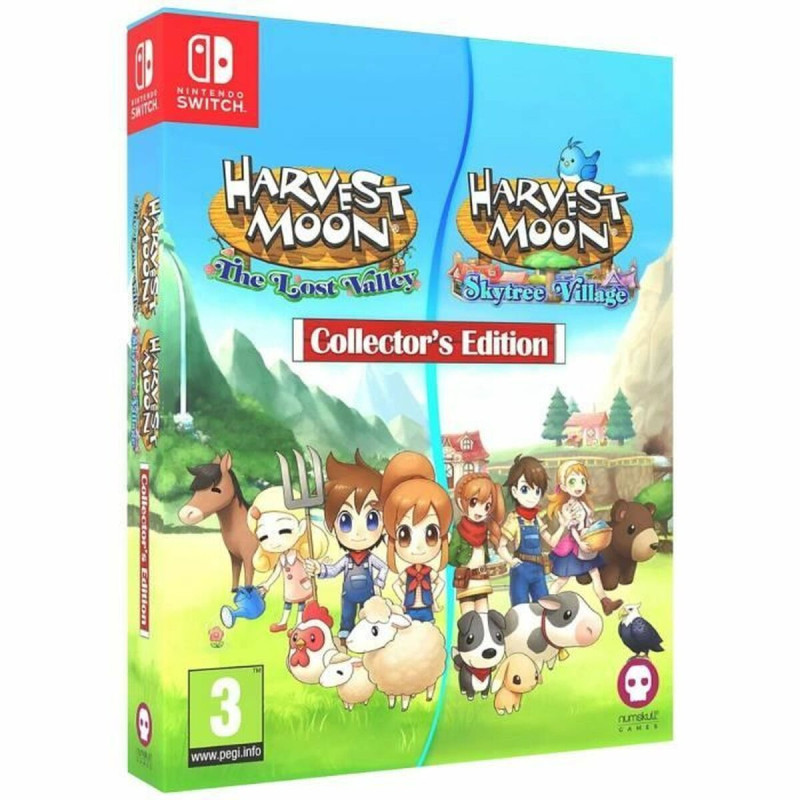 Portada del videojuego Harvest Moon: The Lost Valley & Skytree Village Collectors para Nintendo Switch