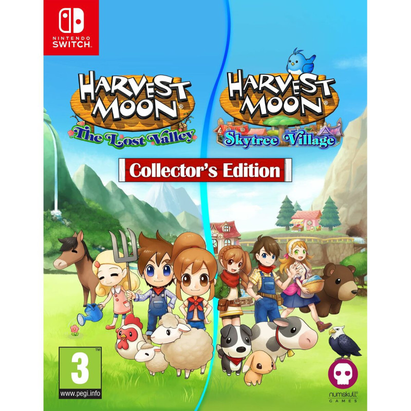 Portada de Harvest Moon: The Lost Valley & Skytree Village CollectorS para Nintendo Switch