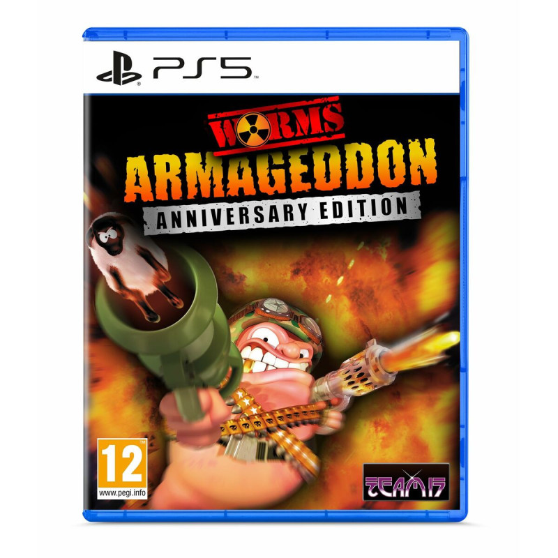 Portada del videojuego Worms Armageddon Anniversary Edition para PlayStation 5