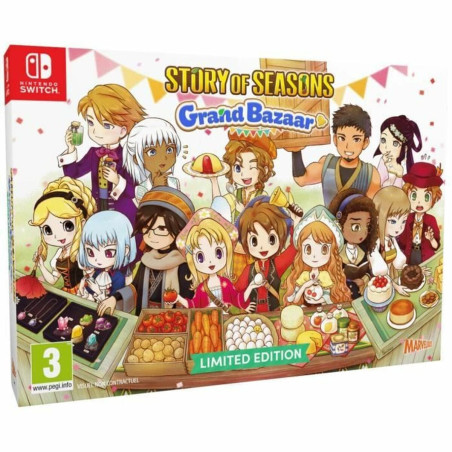 Portada del videojuego Story of Seasons Grand Bazaar: Limited Edition para Nintendo Switch