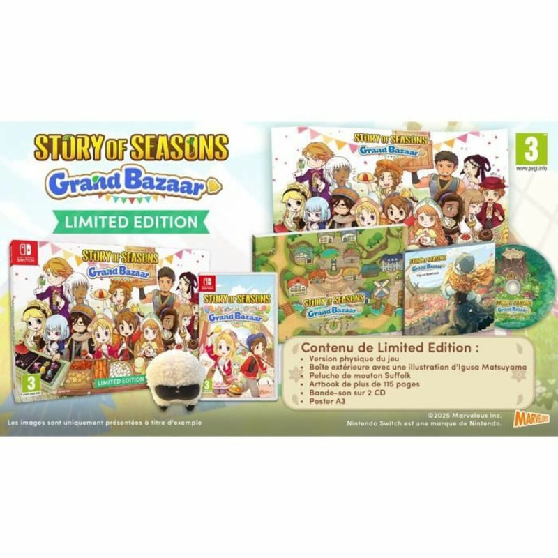 Imagen de la portada del videojuego Story of Seasons Grand Bazaar: Limited Edition para Nintendo Switch