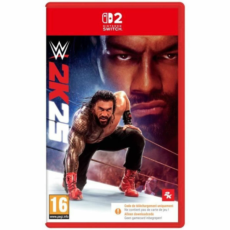 Portada del videojuego WWE 2K23 para Nintendo Switch con personajes icónicos de la lucha libre