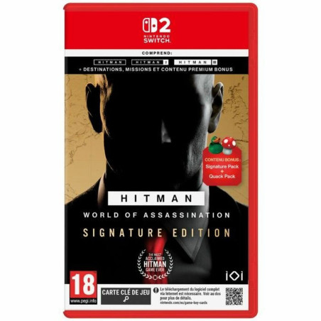 Portada del videojuego Hitman: World of Assassination para Nintendo Switch