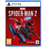 Portada del videojuego Marvel Spider-Man 2 para PlayStation 5 con Spider-Man en acción
