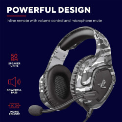 Auriculares Inalámbricos Trust 23531 GXT488 Gris