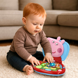 Ordenador de juguete Peppa Pig Inglés 20 x 17 x 14 cm Multicolor (4 Unidades)