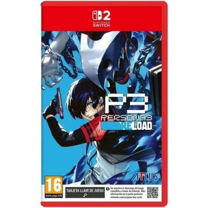 Portada del videojuego Persona 3 Reload para Nintendo Switch con personajes y diseño atractivo