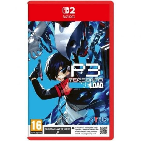 Portada del videojuego Persona 3 Reload para Nintendo Switch con personajes y diseño atractivo
