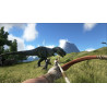 Captura de pantalla del gameplay de ARK: SURVIVAL EVOLVED para PlayStation 4 mostrando acción en el mundo prehistórico.