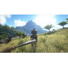 Captura de pantalla del gameplay de ARK: SURVIVAL EVOLVED en PlayStation 4 mostrando acción y dinosaurios.