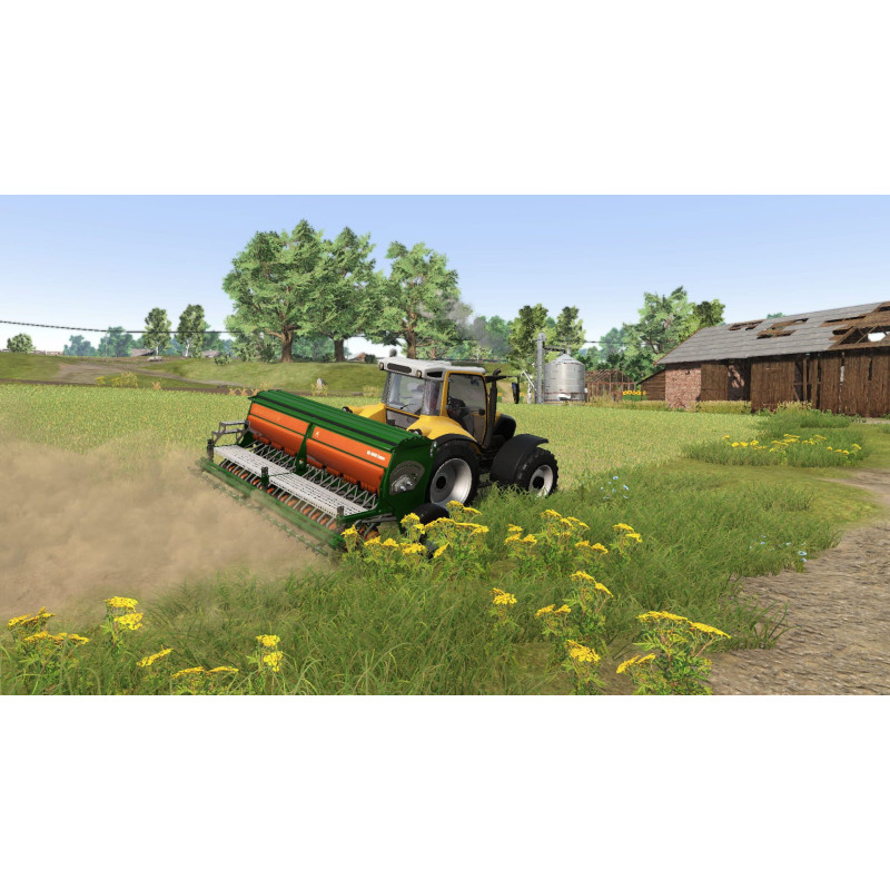 Captura de pantalla del gameplay de Farmers Dynasty para Nintendo Switch mostrando la jugabilidad agrícola