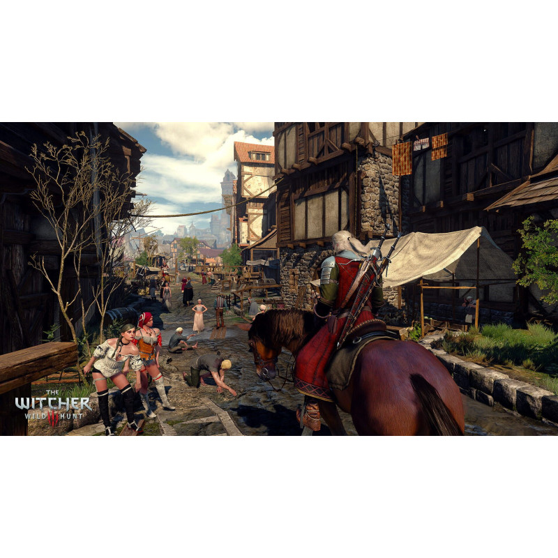 Captura de pantalla del gameplay de The Witcher 3: Wild Hunt en Nintendo Switch