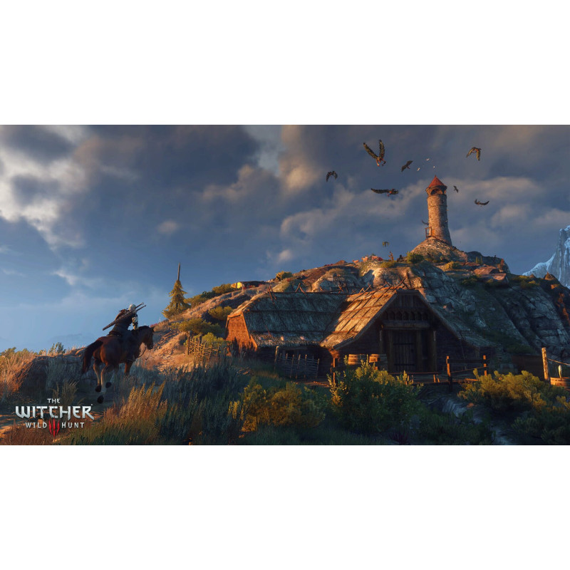 Captura de pantalla del gameplay de The Witcher 3 Wild Hunt en Nintendo Switch mostrando acción en el juego