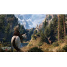 Captura de pantalla del gameplay de The Witcher 3 Wild Hunt para Nintendo Switch mostrando una intensa batalla