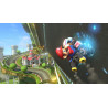 Captura de pantalla del gameplay de Mario Kart 8 Deluxe para Nintendo Switch mostrando una emocionante carrera