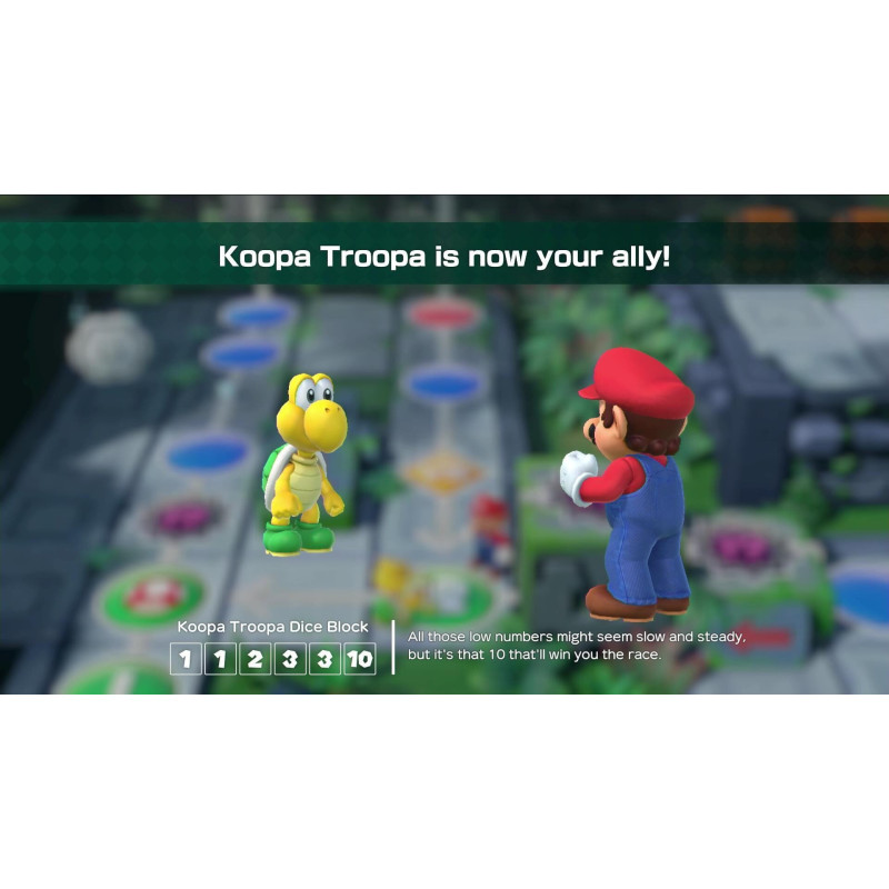 Captura de pantalla del gameplay de Super Mario Party para Nintendo Switch mostrando diversión en el juego multijugador